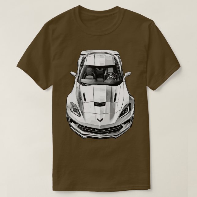 Chevrolet Corvette 1 T-Shirt (Design Front)