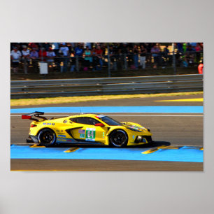 Chevrolet Corvette C8.R 24 Hours of Le Mans 2022 Poster