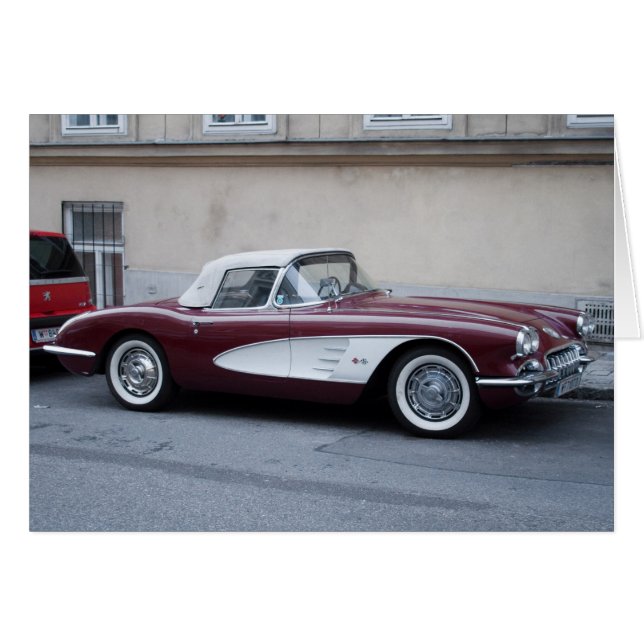 Chevrolet Corvette Cards (Front Horizontal)