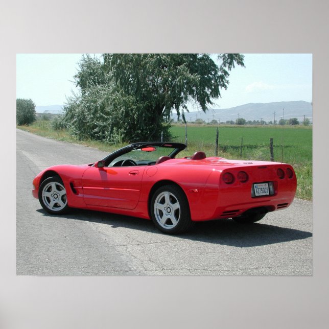 Chevrolet Corvette Convertible C5 Poster (Front)