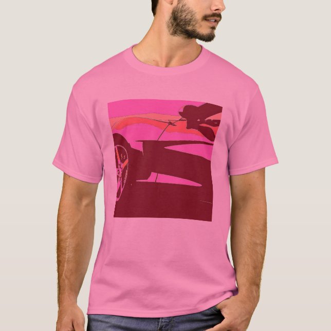 Chevrolet Corvette Pop Art T-Shirt (Front)