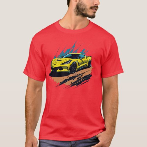 Chevrolet Corvette Stingray car T-Shirt
