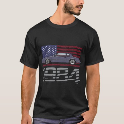 Chevrolet Monte Carlo Blue 1984 T_Shirt