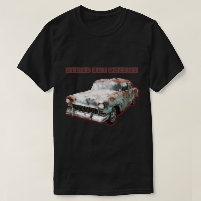 Chevrolet old 1955 Chevrolet Bel Air T-Shirt (Design Front)