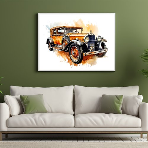 Chevrolet Vintage Car Timeless Automobile Art Poster