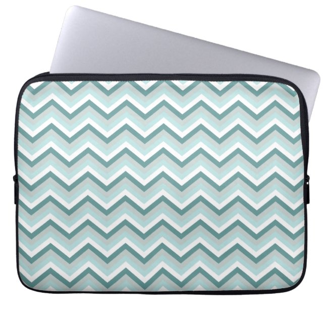 chevron3a.png laptop sleeve (Front)