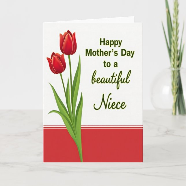 Chevron Affection Message Card (Front)