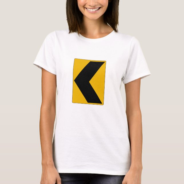 Chevron Alignment Left, USA T-Shirt (Front)