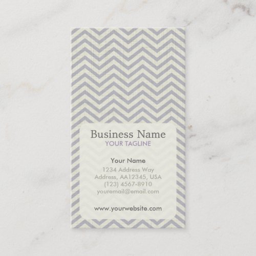 Chevron Appointment Business Card