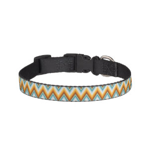 Chevron Background Pattern Pet Collar