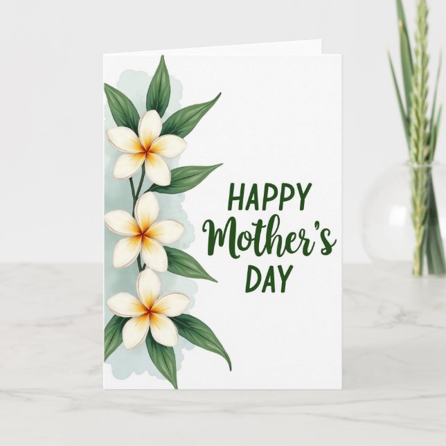 Chevron Best Mothers Day Card (Front)