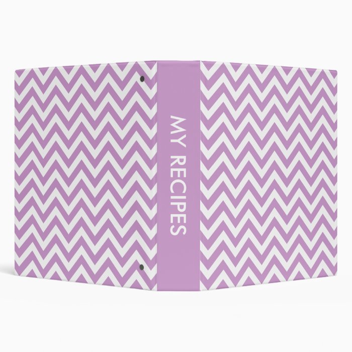 Chevron binders  Personalizable color and text