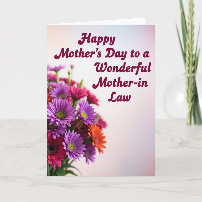 Chevron Bloom Happy Event Card (Front)