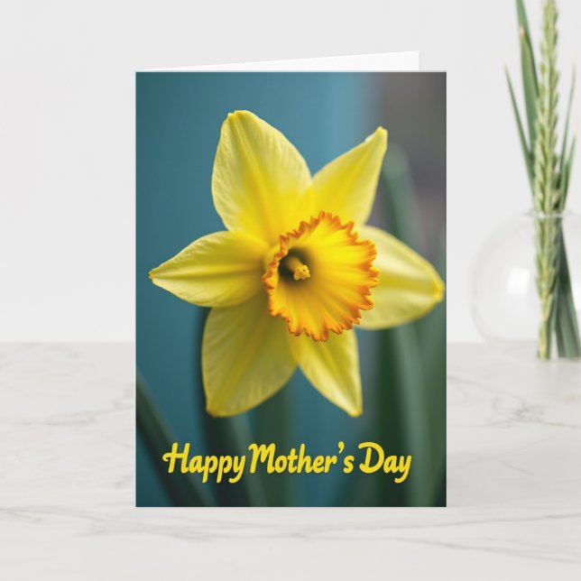 Chevron Bloom Springtime Card (Front)