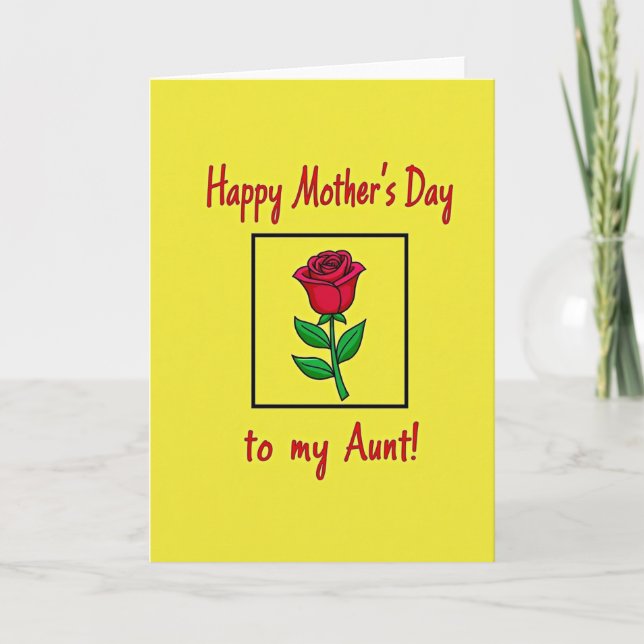 Chevron Bloom Wishes Card (Front)