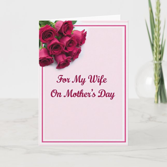 Chevron Blooms Affection Card (Front)