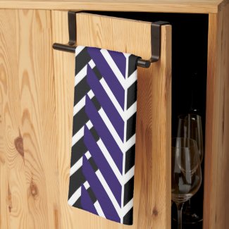 Chevron Blue White Pattern