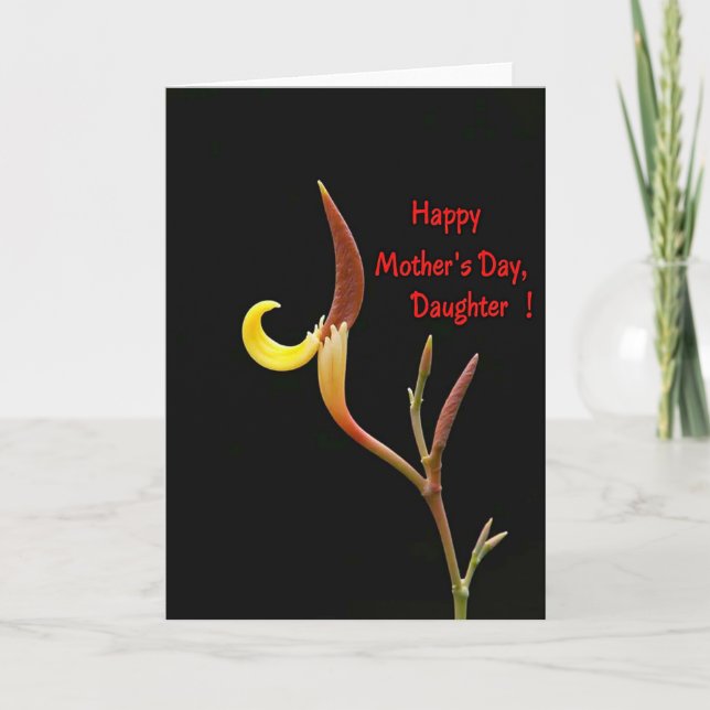 Chevron Botanical Mothers Card (Front)