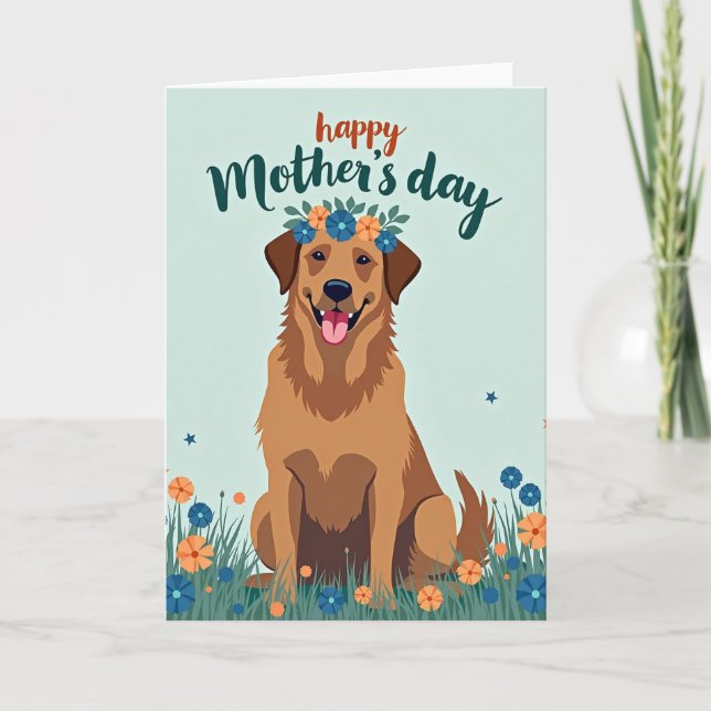 Chevron Canine Friend Card (Front)