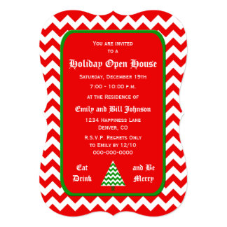holiday open house invitations