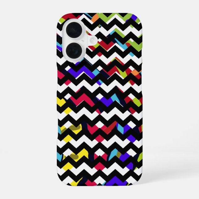 Chevron Colorful Pattern Iphone Case (Back)