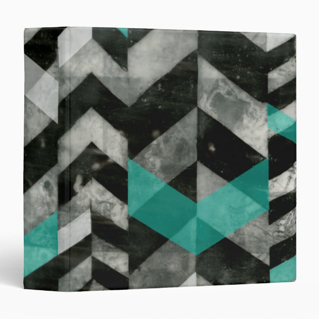 Chevron Exclusion II 3 Ring Binder (Front/Spine)