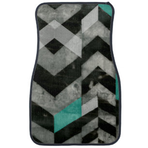 Chevron Exclusion II Car Mat