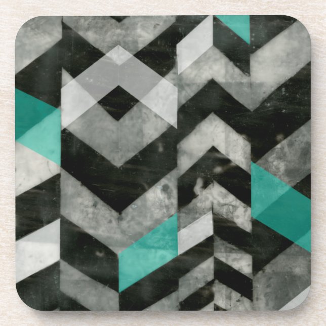 Chevron Exclusion II Coaster (Front)