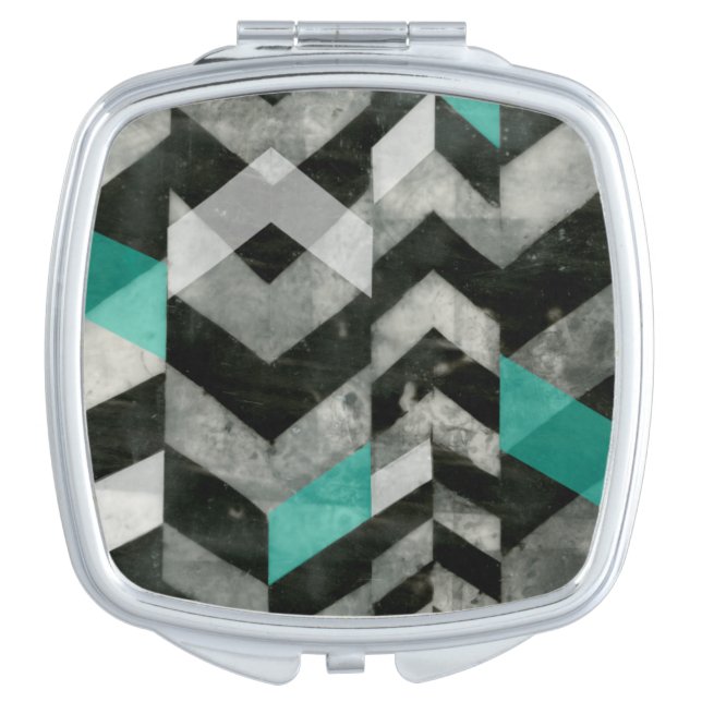 Chevron Exclusion II Compact Mirror (Front)