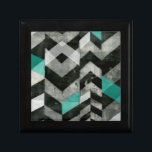 Chevron Exclusion II Jewelry Box<br><div class="desc">Patterns</div>