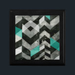 Chevron Exclusion II Jewelry Box<br><div class="desc">Patterns</div>