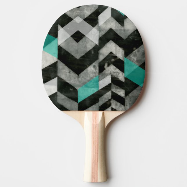 Chevron Exclusion II Ping Pong Paddle (Front)