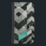 Chevron Exclusion II Galaxy S4 Wallet Case<br><div class="desc">Patterns</div>