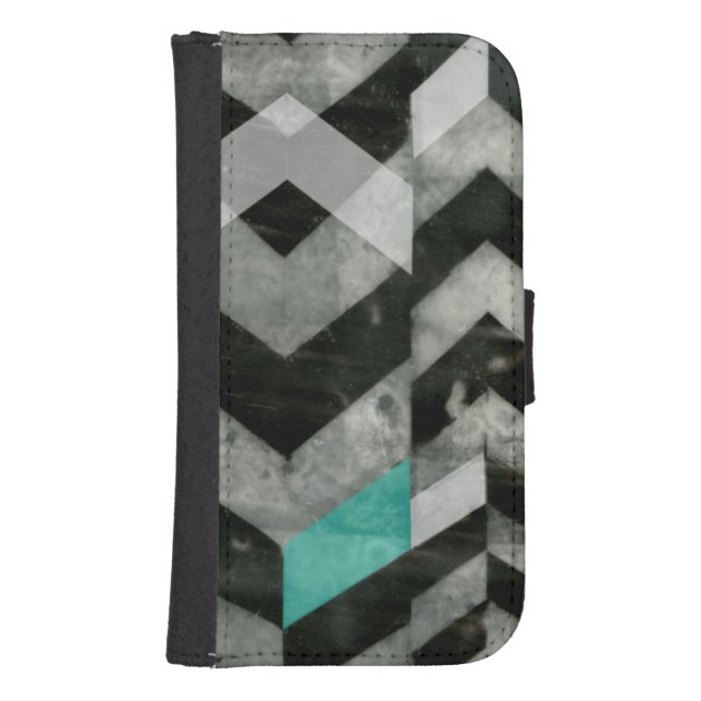 Chevron Exclusion II Samsung Galaxy Wallet Case (Front)