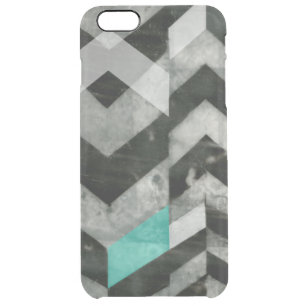 Chevron Exclusion II Clear iPhone 6 Plus Case