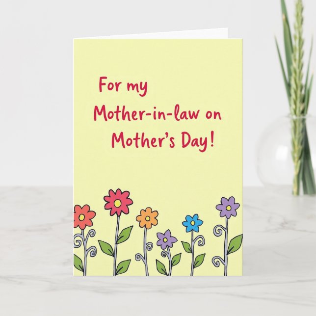 Chevron Family Celebration Card (Front)