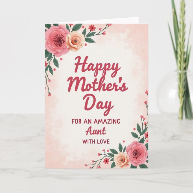 Chevron Family Wishes Card (Front)