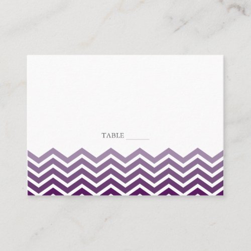 Chevron FLAT Placecards Business Card Templates