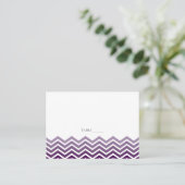 Chevron FLAT Placecards (Standing Front)
