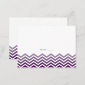 Chevron FLAT Placecards (Front/Back)