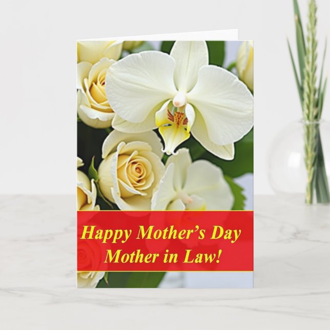 Chevron Flower Appreciation Card (Front)