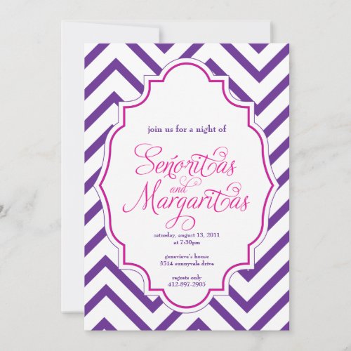 CHEVRON - Girls Night Out - Invitation