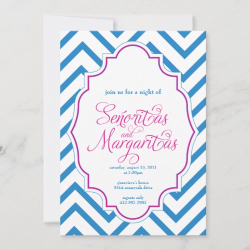 CHEVRON - Girls Night Out - Invitation