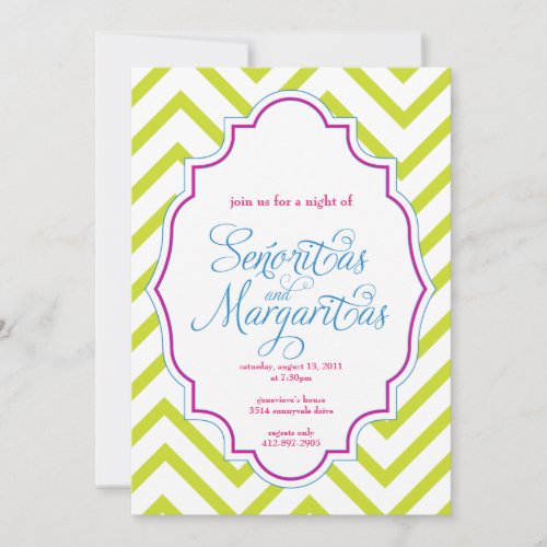 CHEVRON - Girls Night Out - Invitation