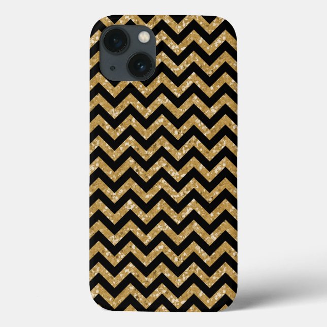 Chevron Glitter Look iPad Air BT Case (Back)