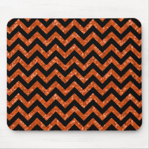 Chevron Glitter Look Mousepad