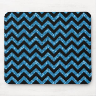 Chevron Glitter Look Mousepad