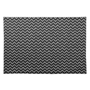 Chevron Glitter Look Placemat