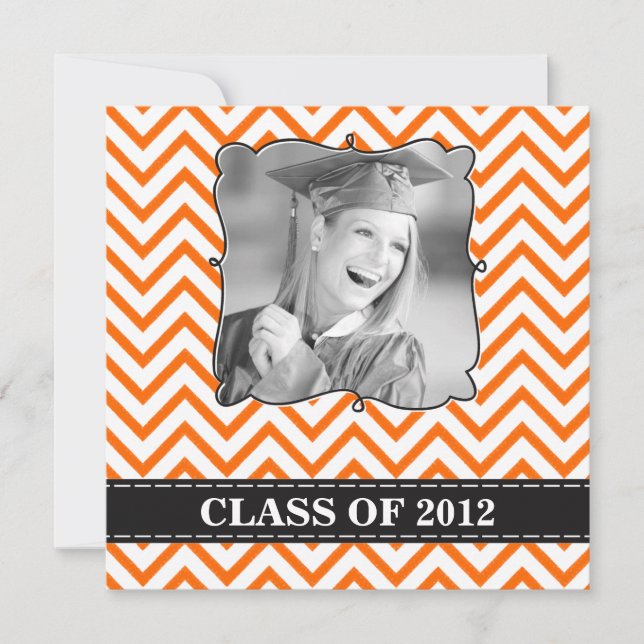 Chevron | Graduation Party Invitation (Front)