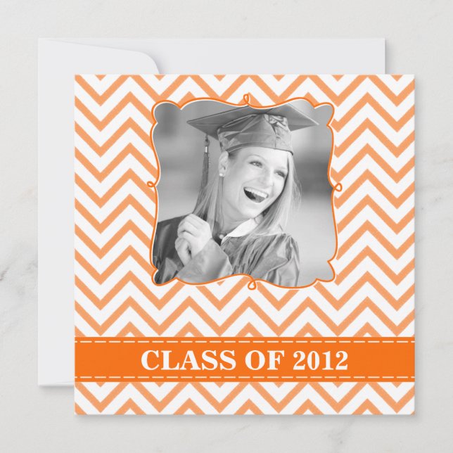 Chevron | Graduation Party Invitation (Front)